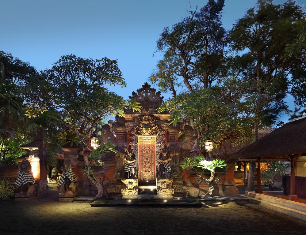 Puri Santrian Beach Resort And Spa Sanur Exterior foto