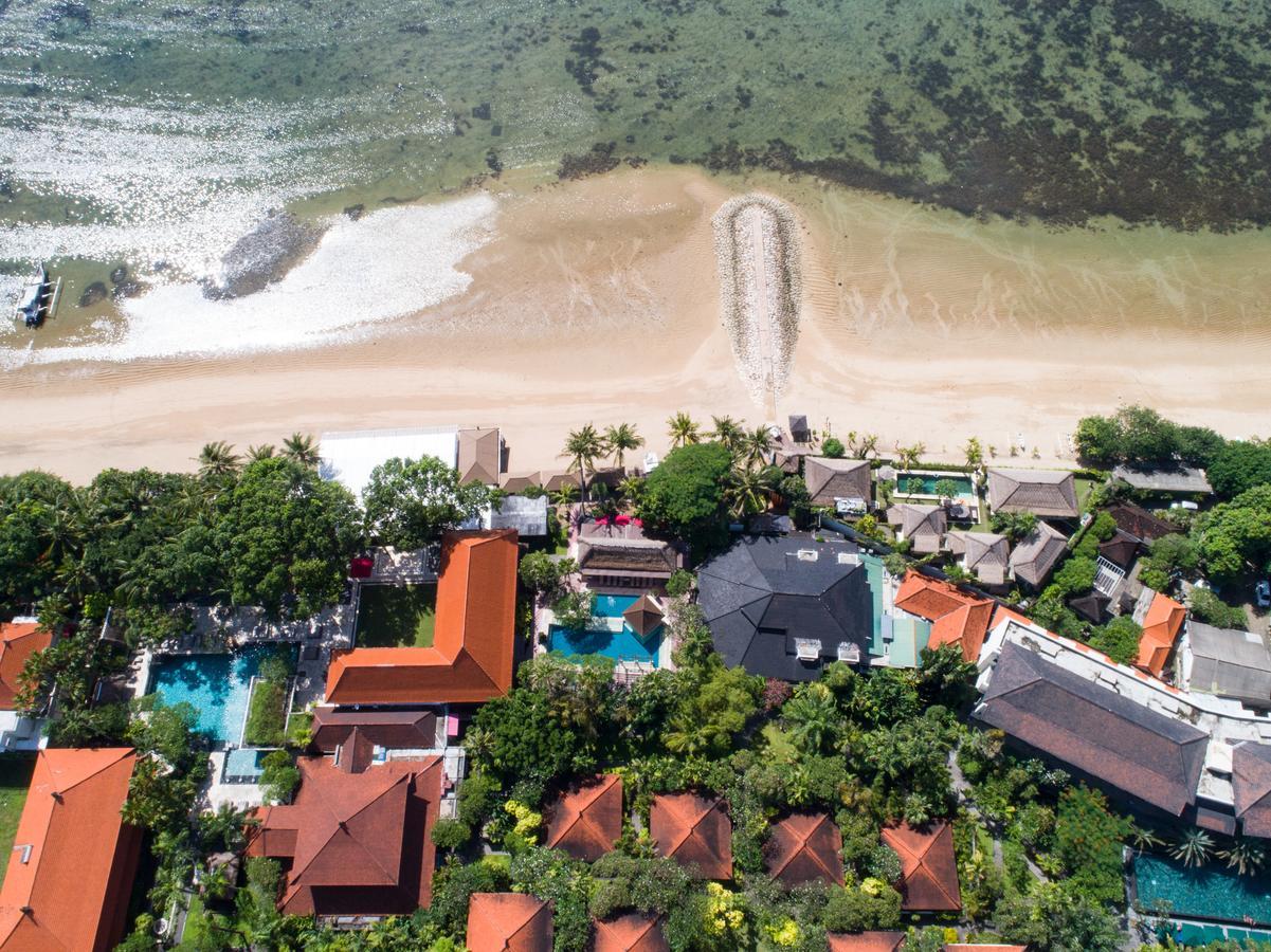 Puri Santrian Beach Resort And Spa Sanur Exterior foto